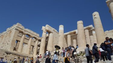 【アテネのアクロポリス】古代文明を象徴する大神殿