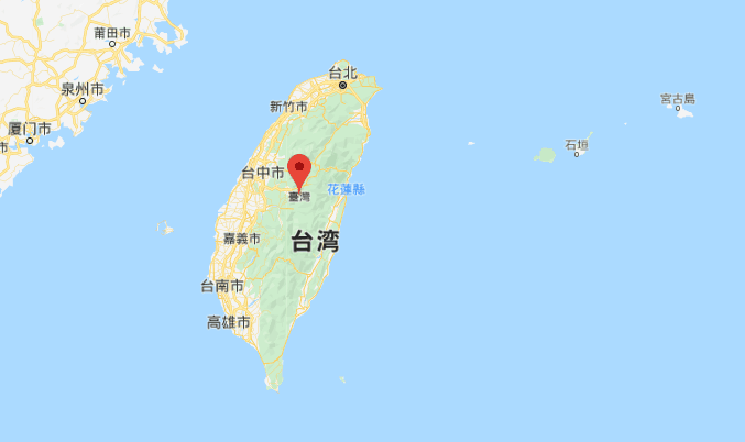 台湾　地図